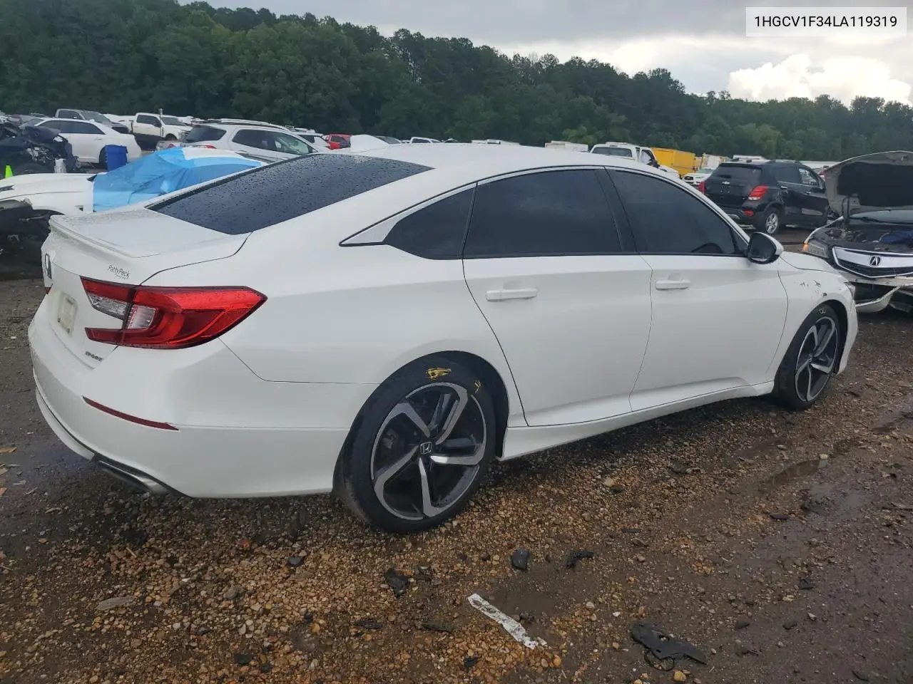 2020 Honda Accord Sport VIN: 1HGCV1F34LA119319 Lot: 61067575