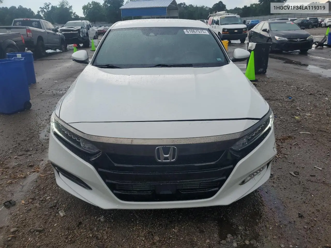 2020 Honda Accord Sport VIN: 1HGCV1F34LA119319 Lot: 61067575