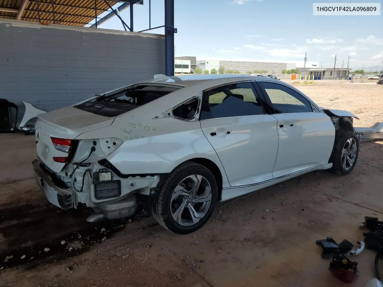 2020 Honda Accord Ex VIN: 1HGCV1F42LA096809 Lot: 62308565