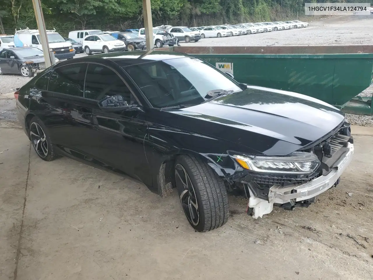 2020 Honda Accord Sport VIN: 1HGCV1F34LA124794 Lot: 62659075
