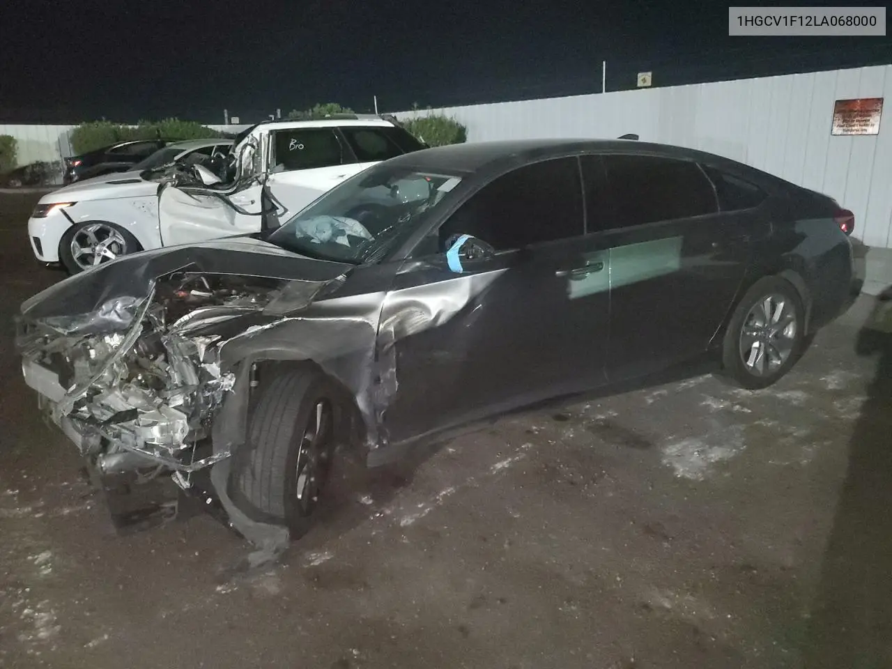2020 Honda Accord Lx VIN: 1HGCV1F12LA068000 Lot: 63150825