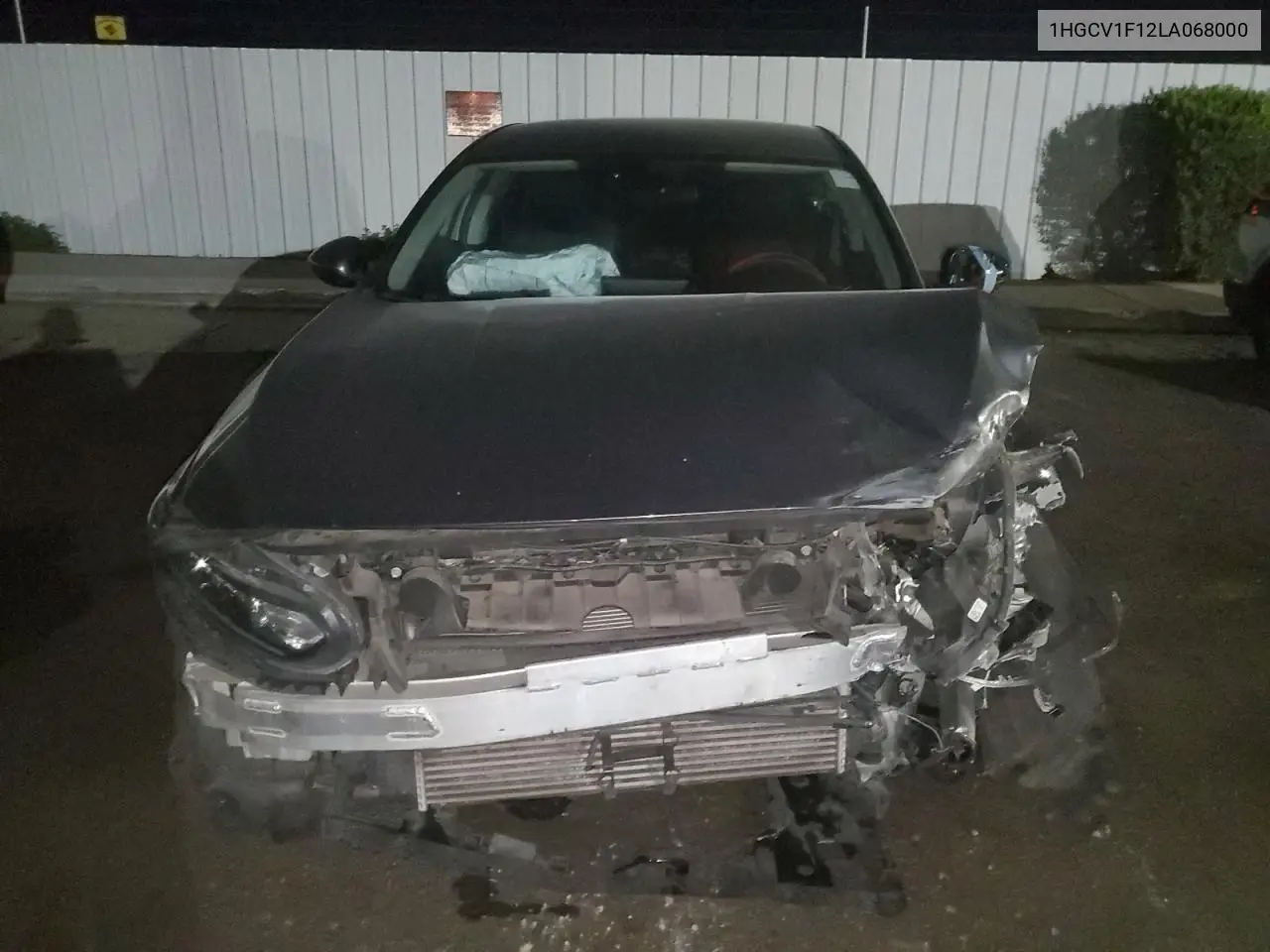 2020 Honda Accord Lx VIN: 1HGCV1F12LA068000 Lot: 63150825