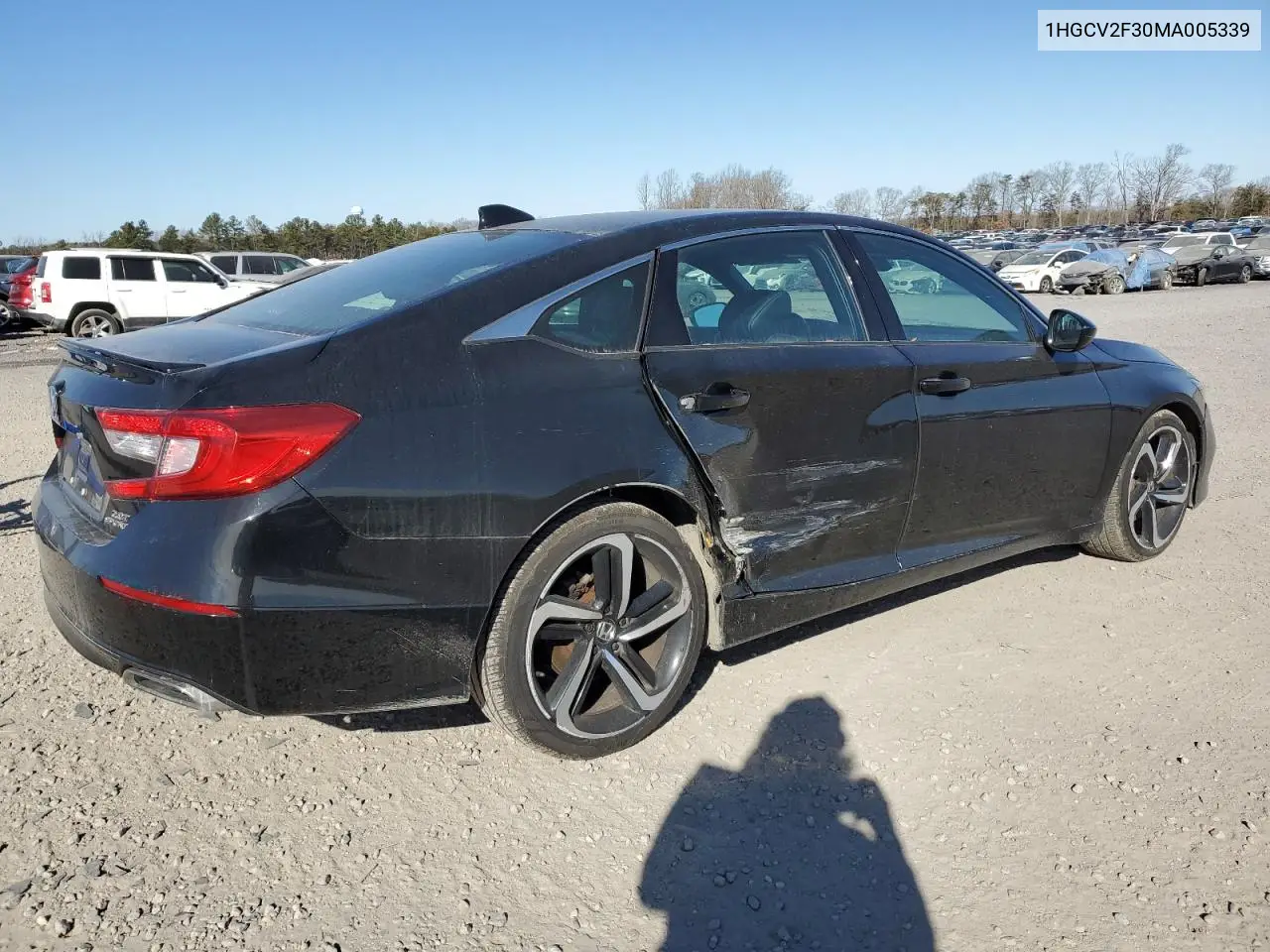 2021 Honda Accord Sport VIN: 1HGCV2F30MA005339 Lot: 42985515