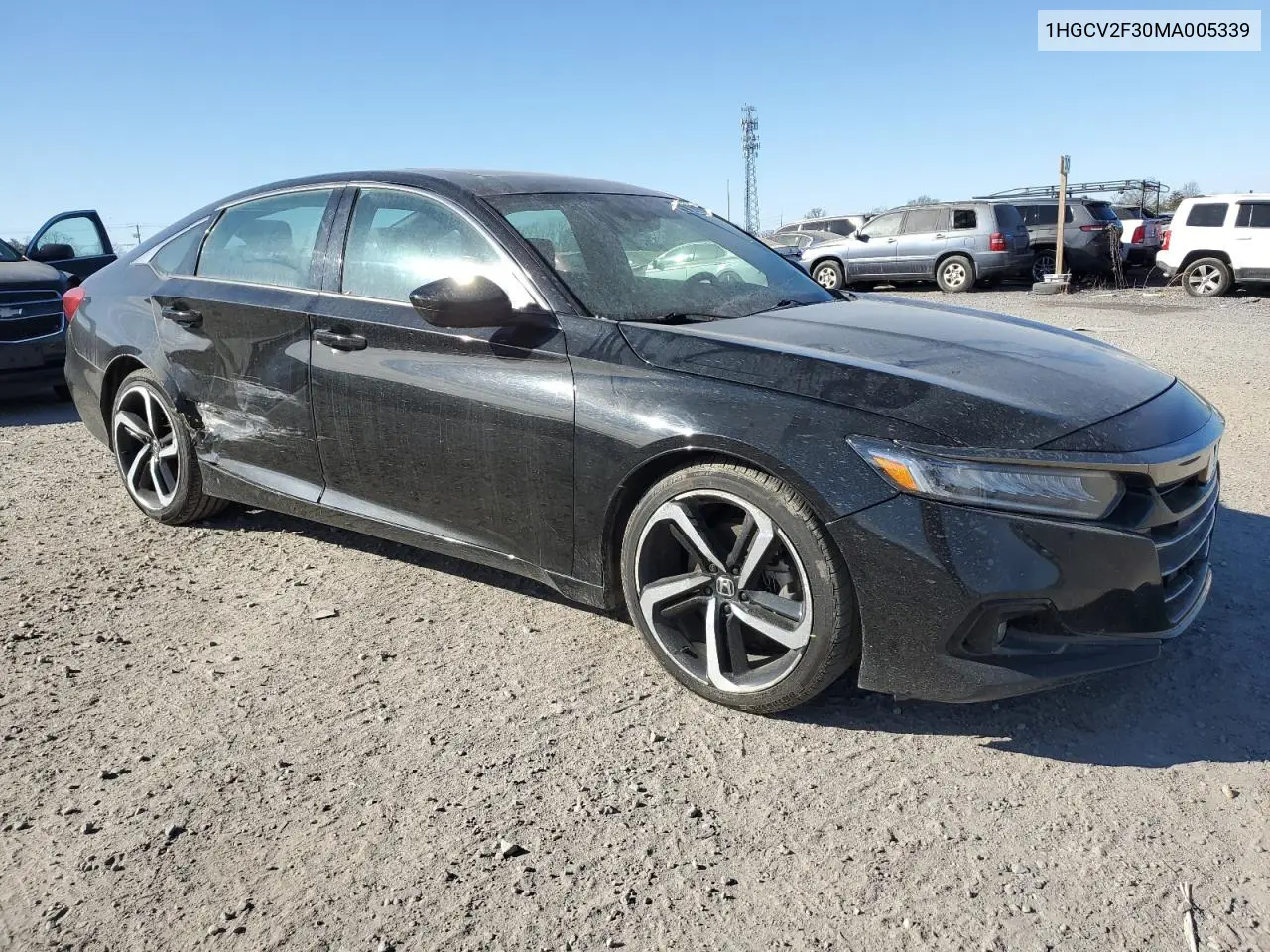 2021 Honda Accord Sport VIN: 1HGCV2F30MA005339 Lot: 42985515