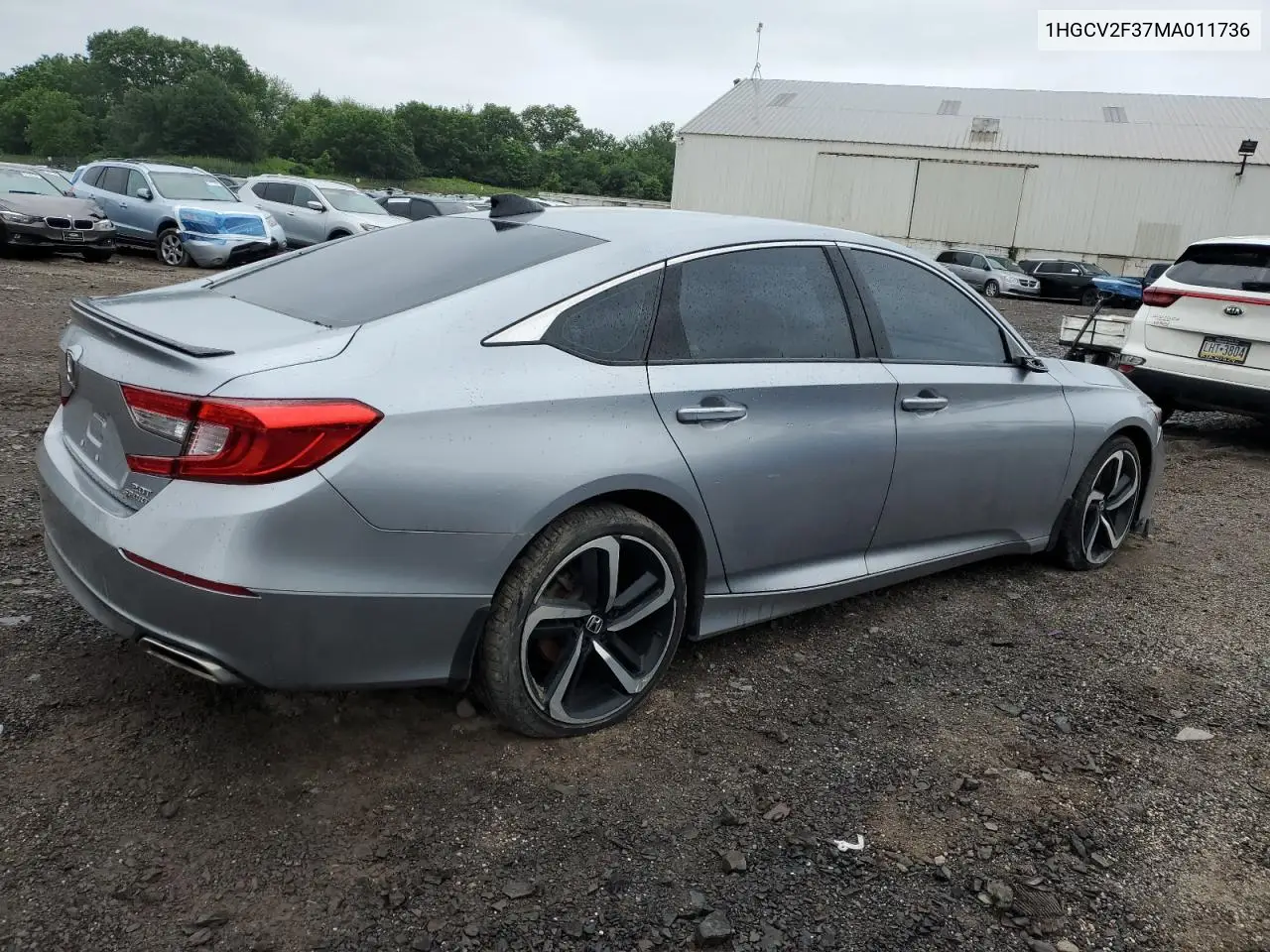 2021 Honda Accord Sport VIN: 1HGCV2F37MA011736 Lot: 45383575