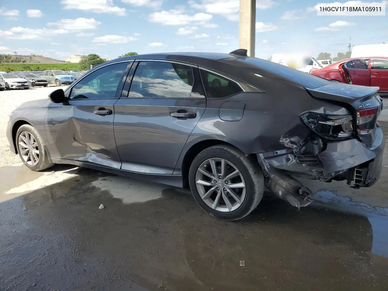 2021 Honda Accord Lx VIN: 1HGCV1F18MA105911 Lot: 52287855
