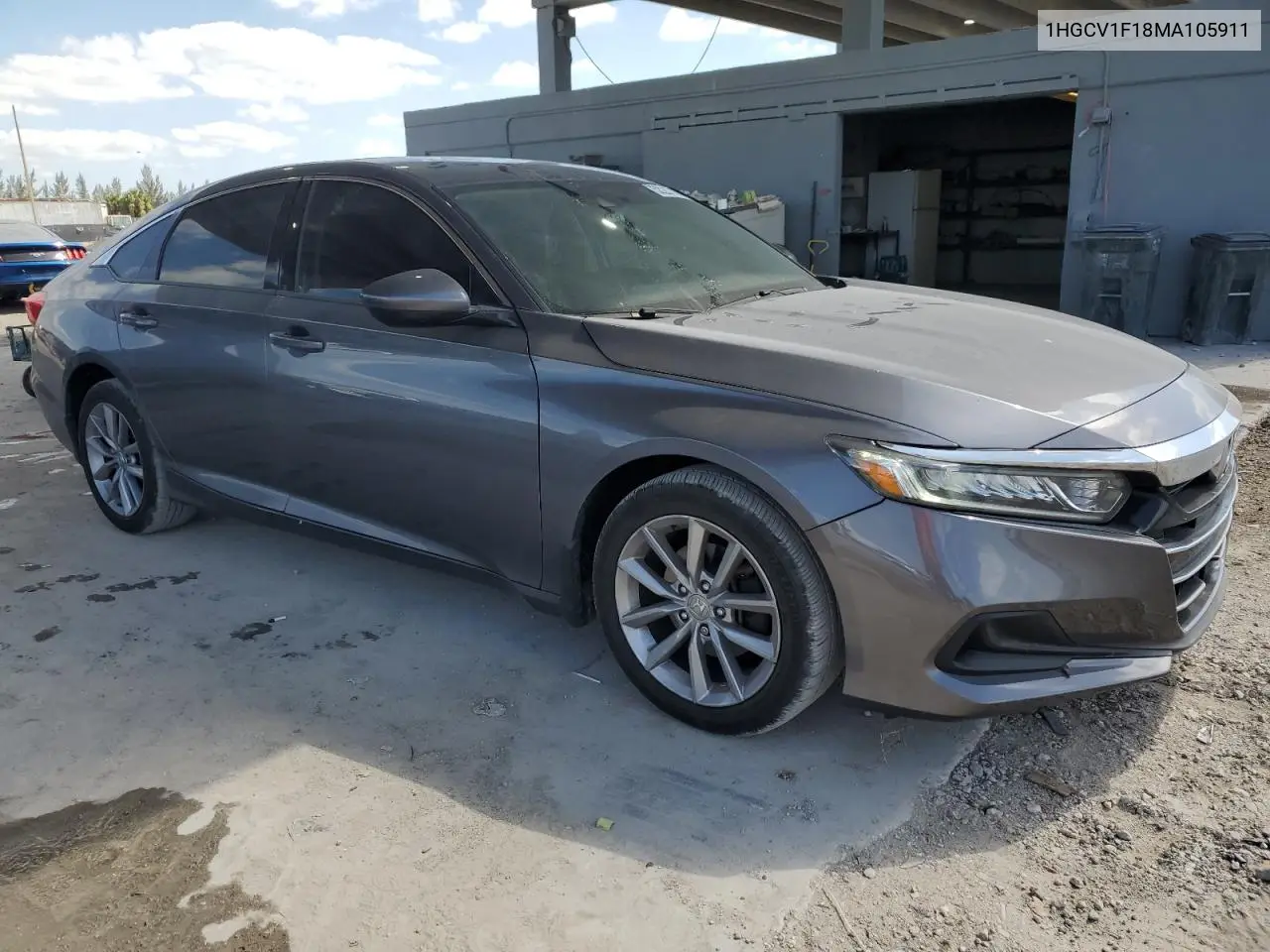 2021 Honda Accord Lx VIN: 1HGCV1F18MA105911 Lot: 52287855