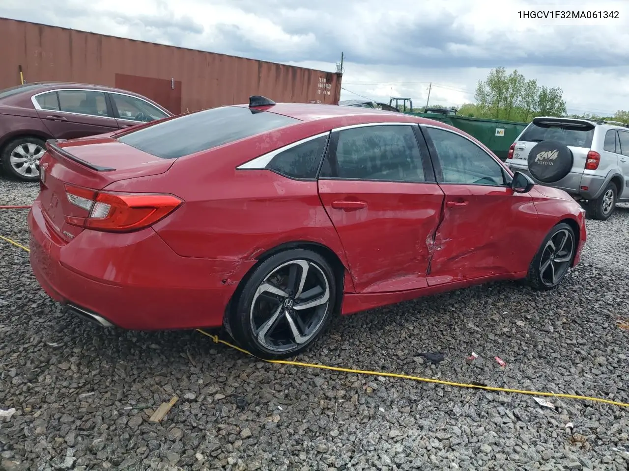 2021 Honda Accord Sport VIN: 1HGCV1F32MA061342 Lot: 52614685