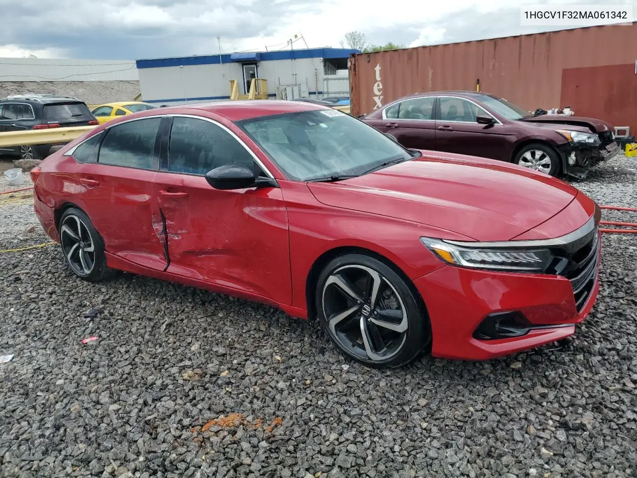 2021 Honda Accord Sport VIN: 1HGCV1F32MA061342 Lot: 52614685