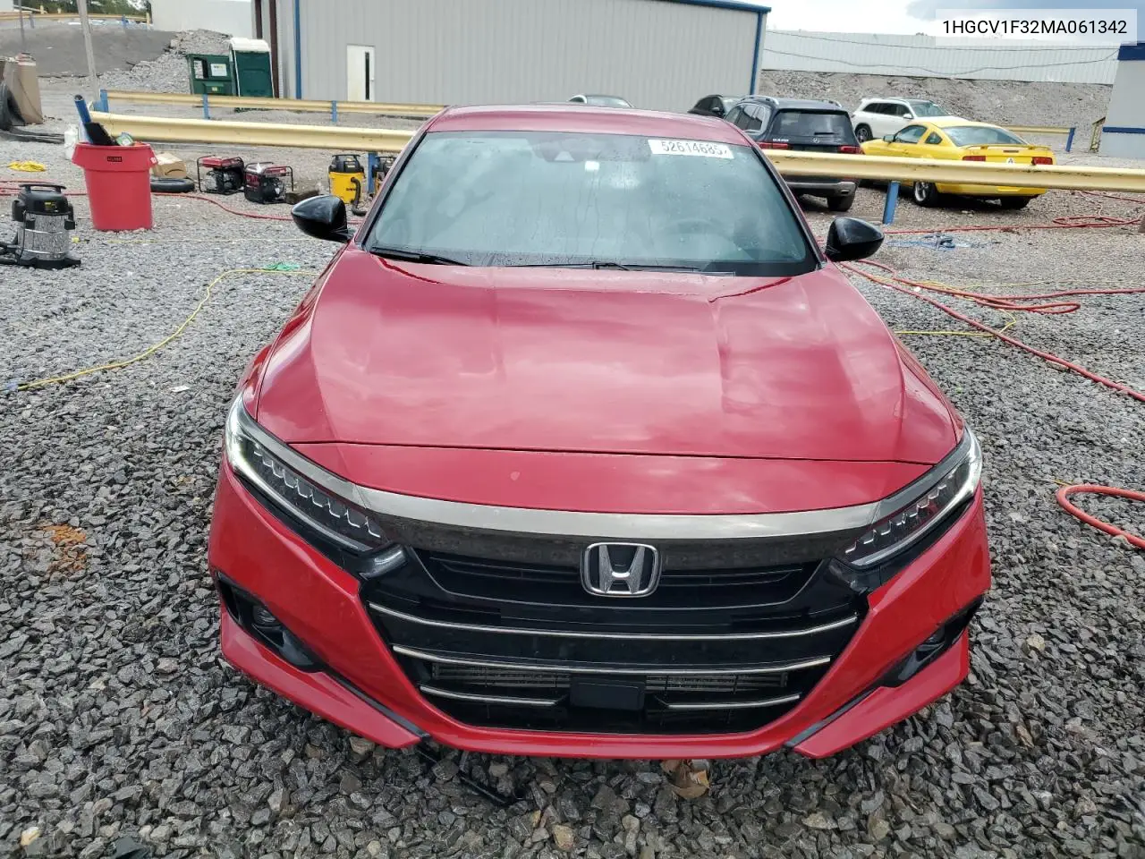 2021 Honda Accord Sport VIN: 1HGCV1F32MA061342 Lot: 52614685