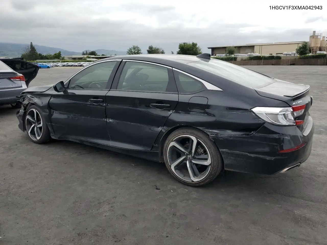 2021 Honda Accord Sport VIN: 1HGCV1F3XMA042943 Lot: 53166505