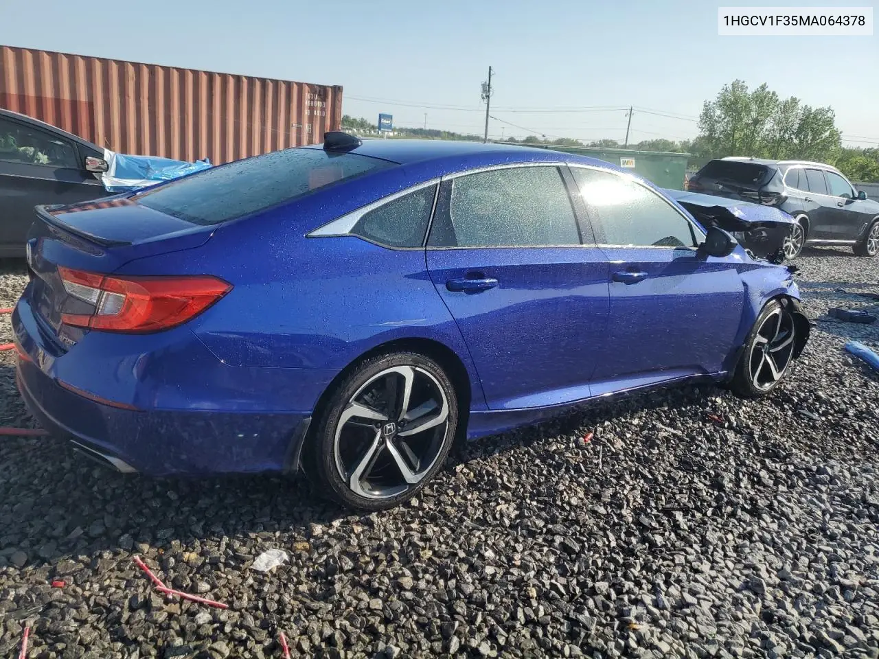 2021 Honda Accord Sport VIN: 1HGCV1F35MA064378 Lot: 53691715
