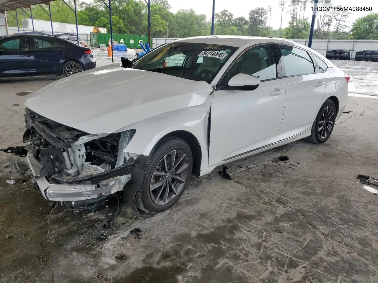 2021 Honda Accord Exl VIN: 1HGCV1F56MA088450 Lot: 54214095