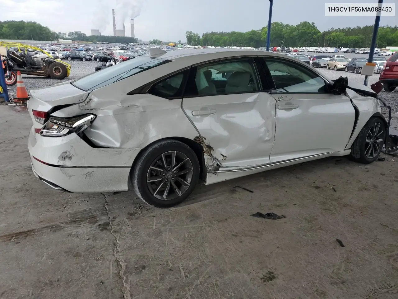 2021 Honda Accord Exl VIN: 1HGCV1F56MA088450 Lot: 54214095