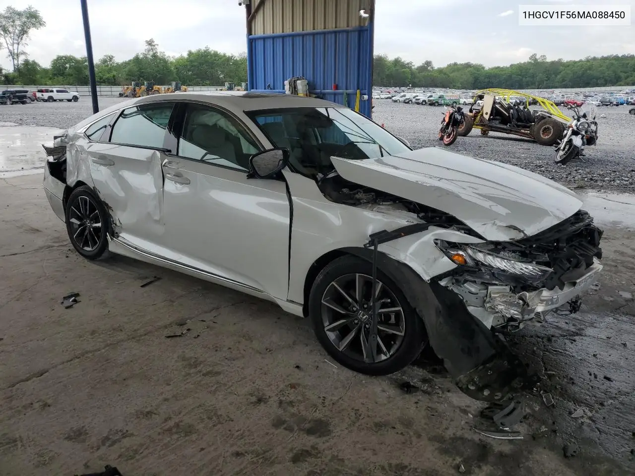 2021 Honda Accord Exl VIN: 1HGCV1F56MA088450 Lot: 54214095