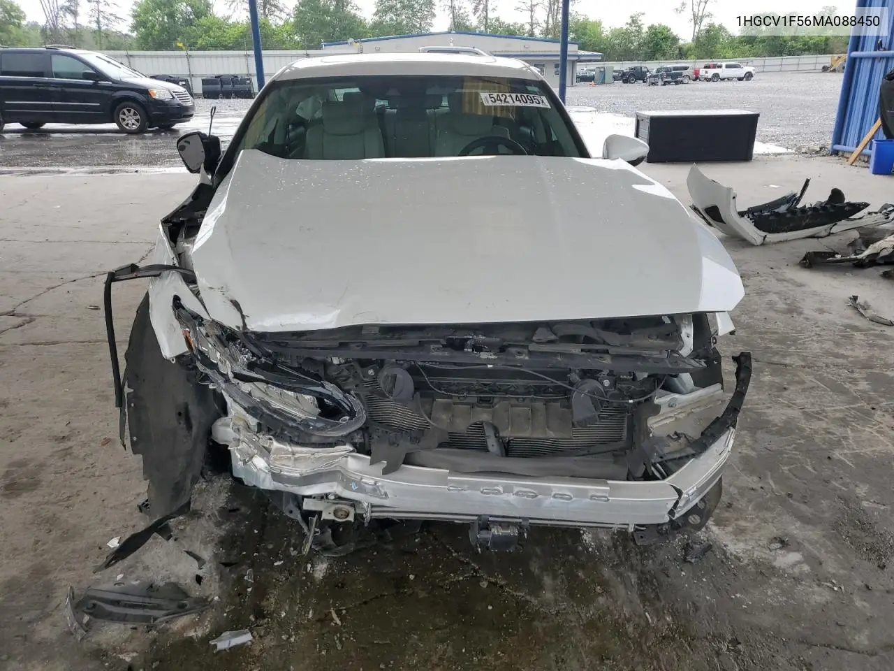 2021 Honda Accord Exl VIN: 1HGCV1F56MA088450 Lot: 54214095