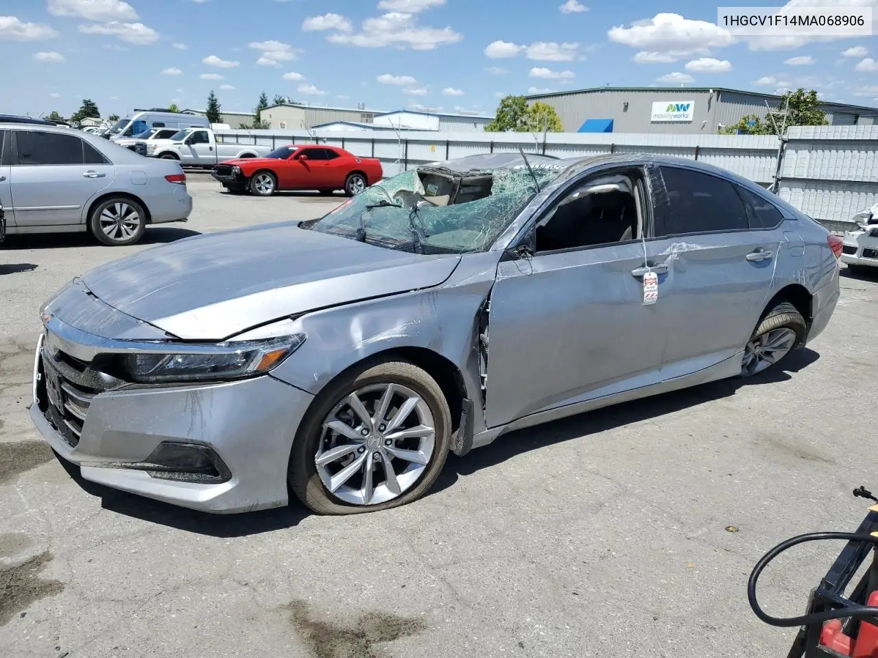 2021 Honda Accord Lx VIN: 1HGCV1F14MA068906 Lot: 56334395