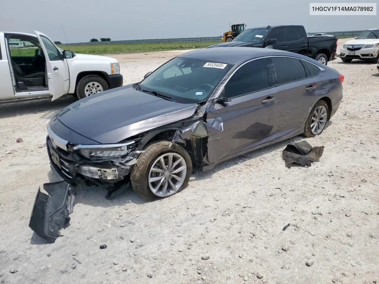 2021 Honda Accord Lx VIN: 1HGCV1F14MA078982 Lot: 56529405