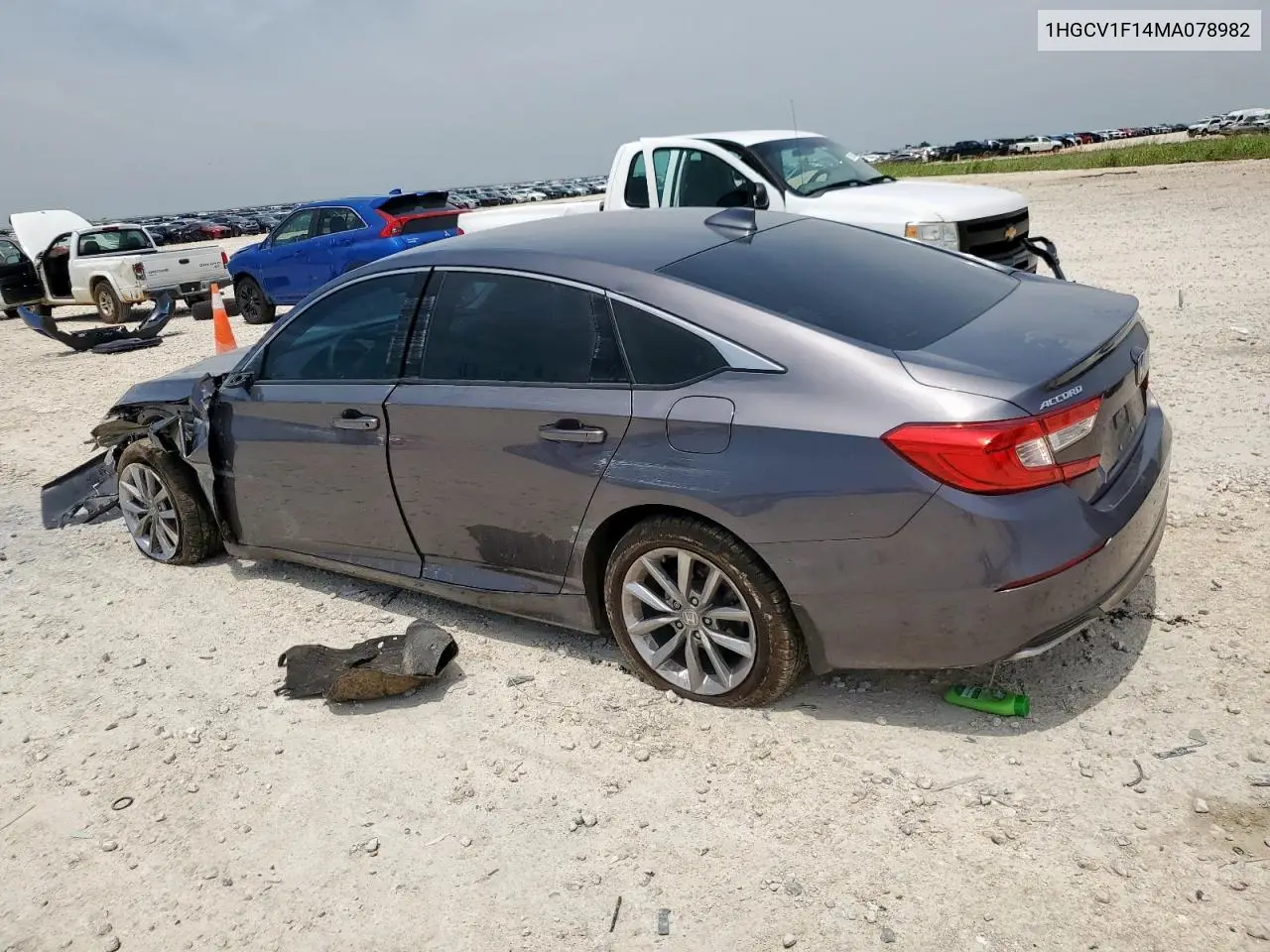 2021 Honda Accord Lx VIN: 1HGCV1F14MA078982 Lot: 56529405