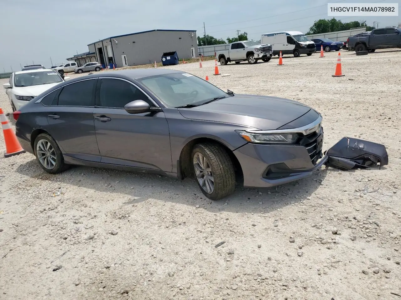 2021 Honda Accord Lx VIN: 1HGCV1F14MA078982 Lot: 56529405