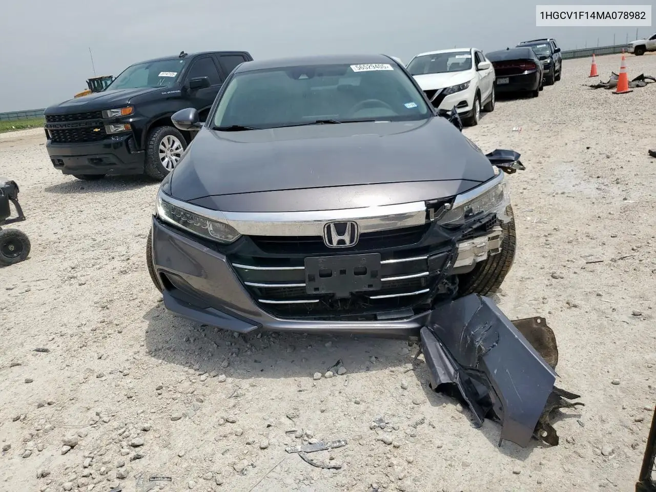 2021 Honda Accord Lx VIN: 1HGCV1F14MA078982 Lot: 56529405