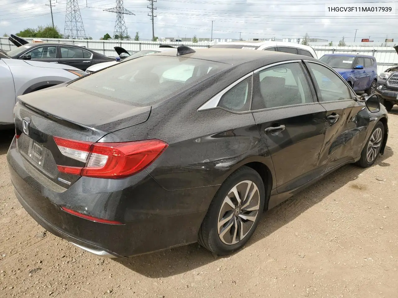 2021 Honda Accord Hybrid VIN: 1HGCV3F11MA017939 Lot: 56559955
