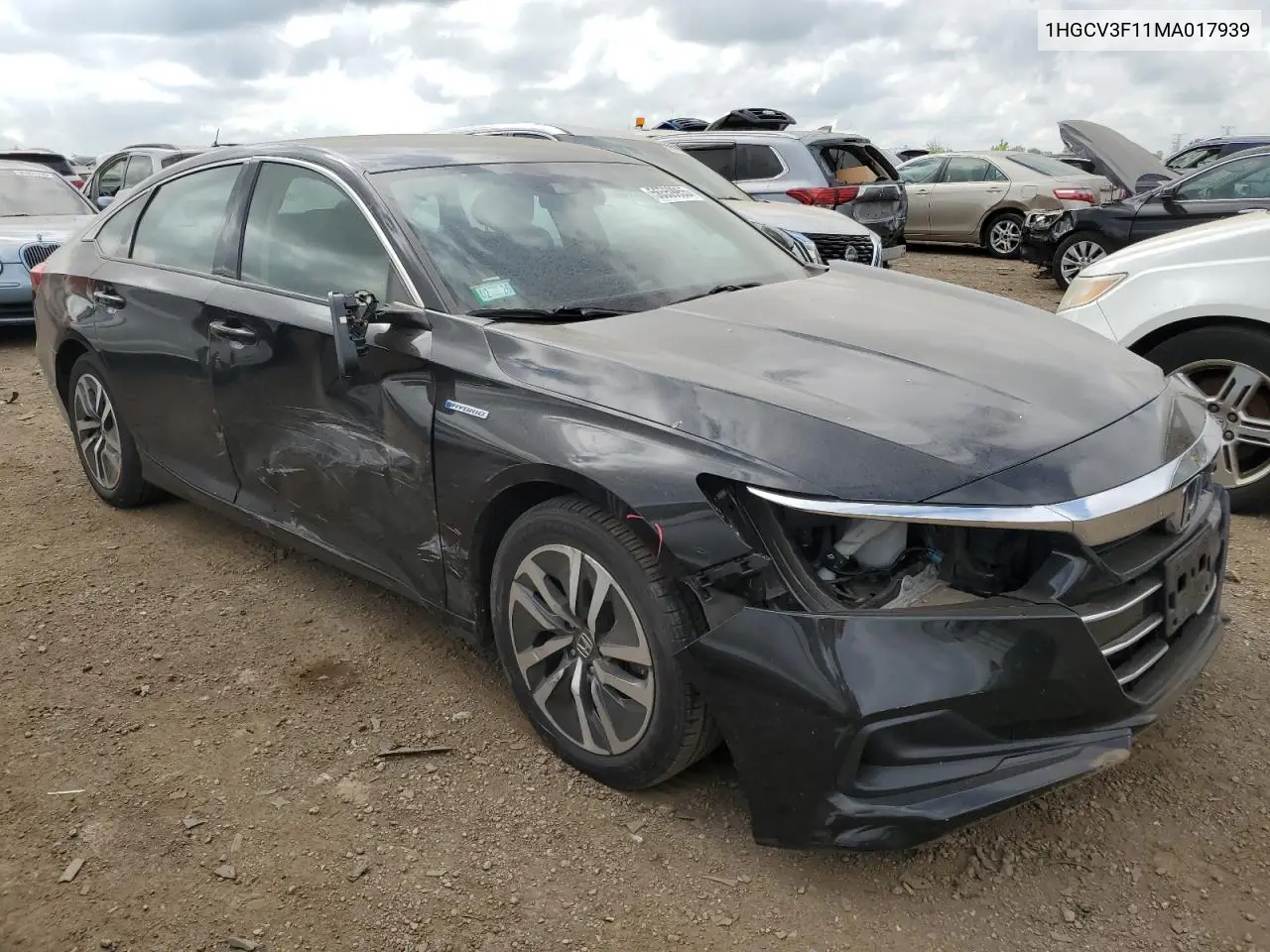 2021 Honda Accord Hybrid VIN: 1HGCV3F11MA017939 Lot: 56559955