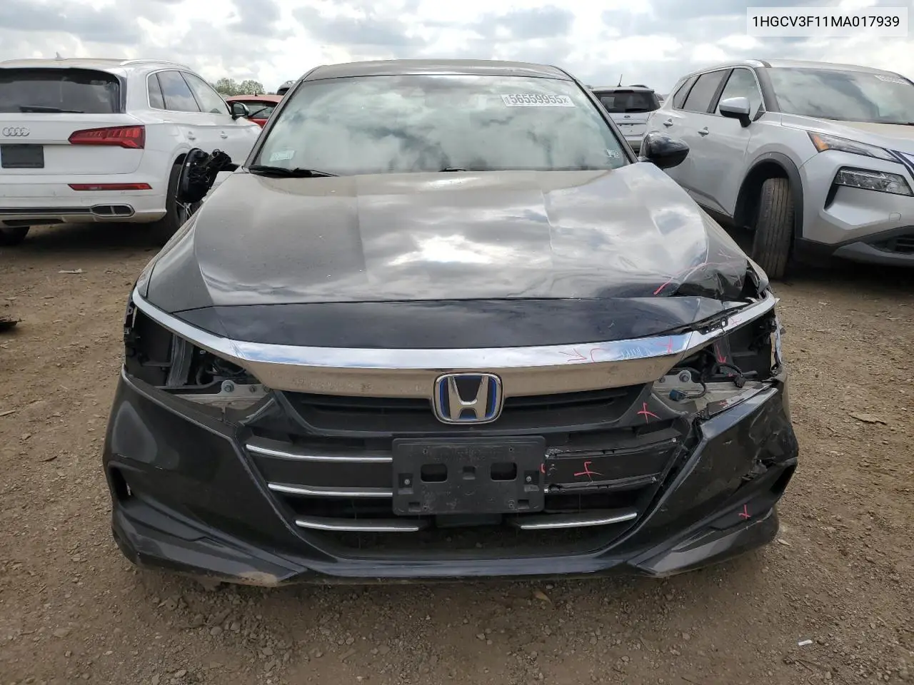 2021 Honda Accord Hybrid VIN: 1HGCV3F11MA017939 Lot: 56559955