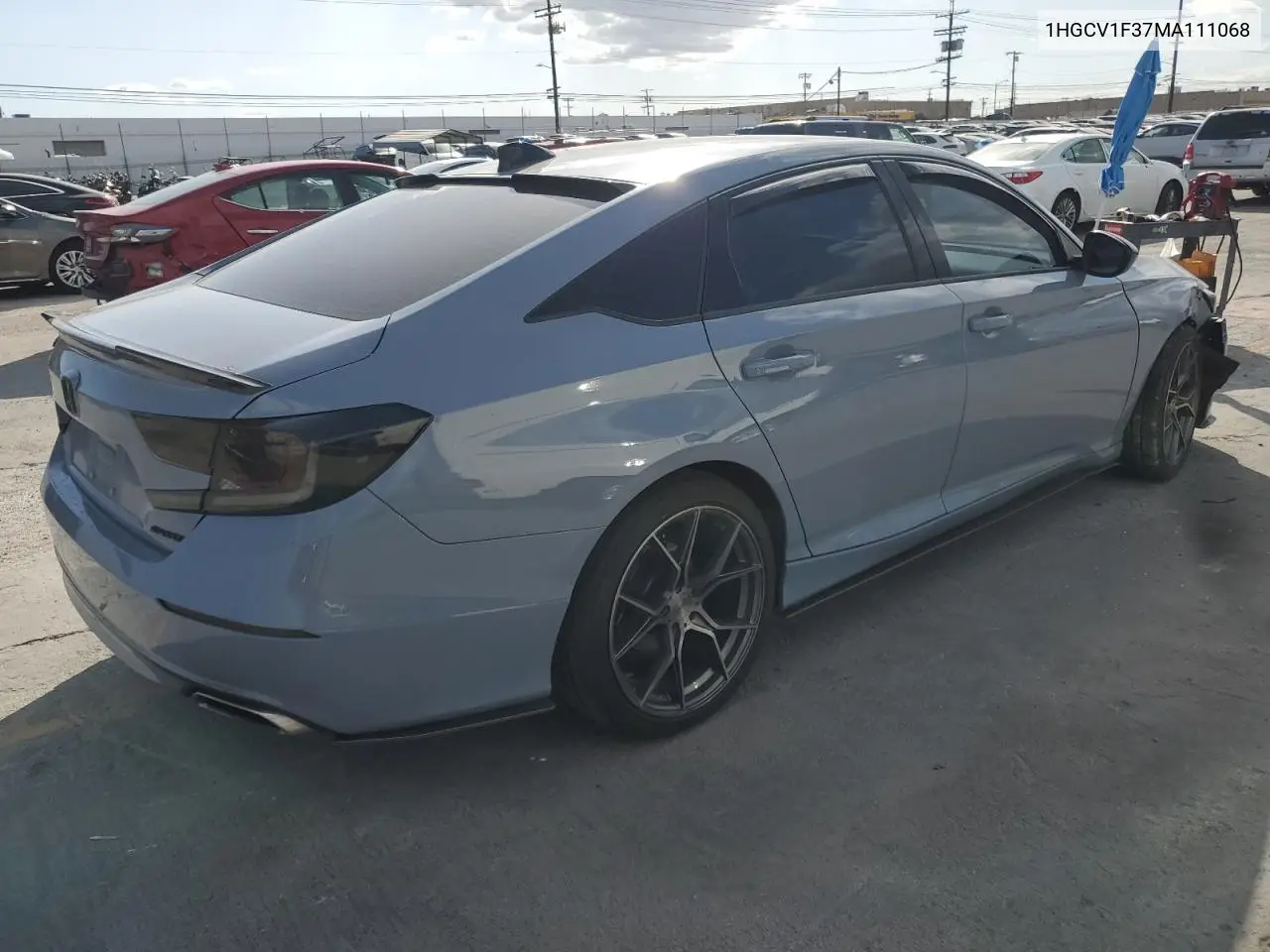 2021 Honda Accord Sport VIN: 1HGCV1F37MA111068 Lot: 56661275
