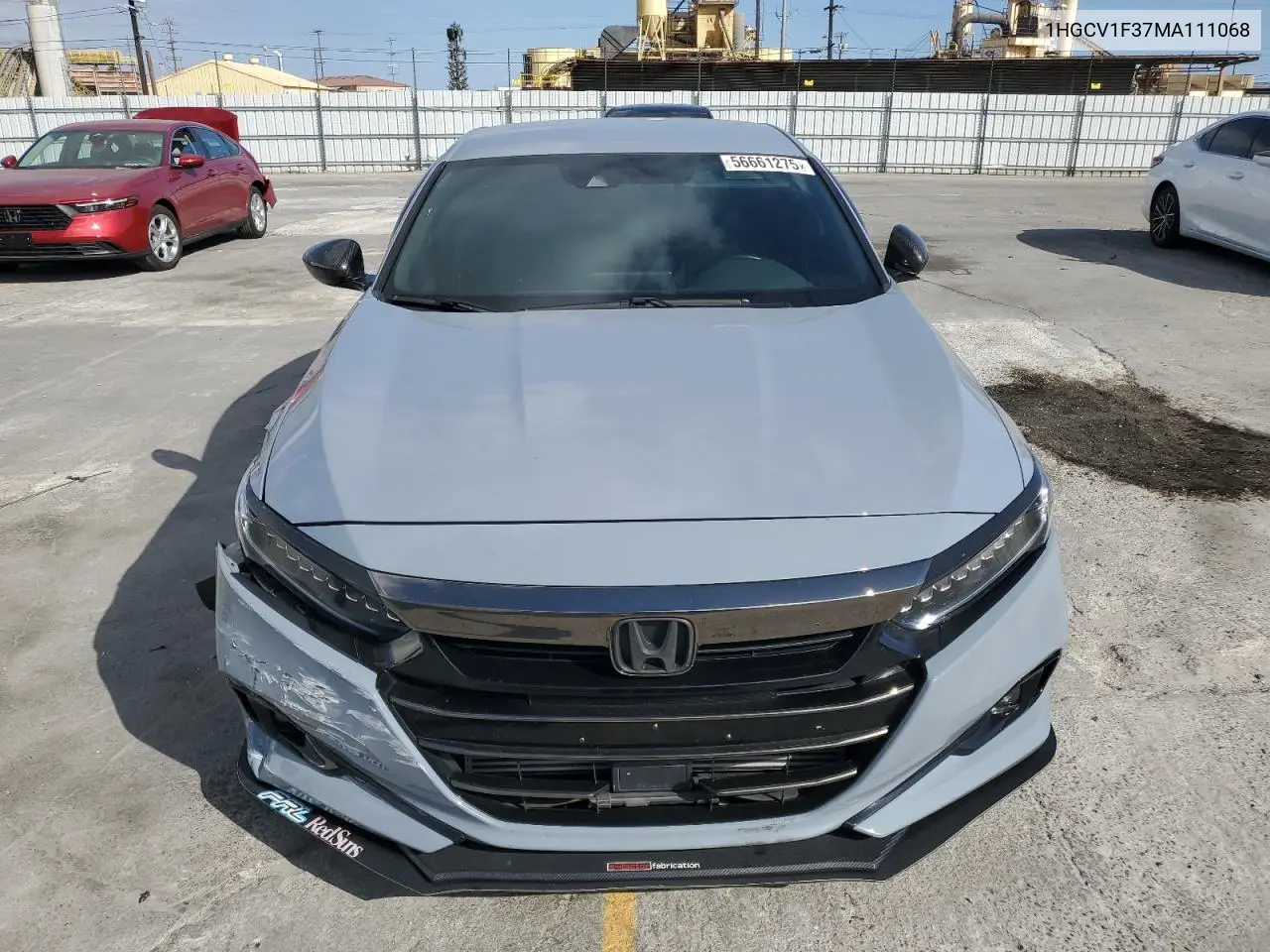 2021 Honda Accord Sport VIN: 1HGCV1F37MA111068 Lot: 56661275