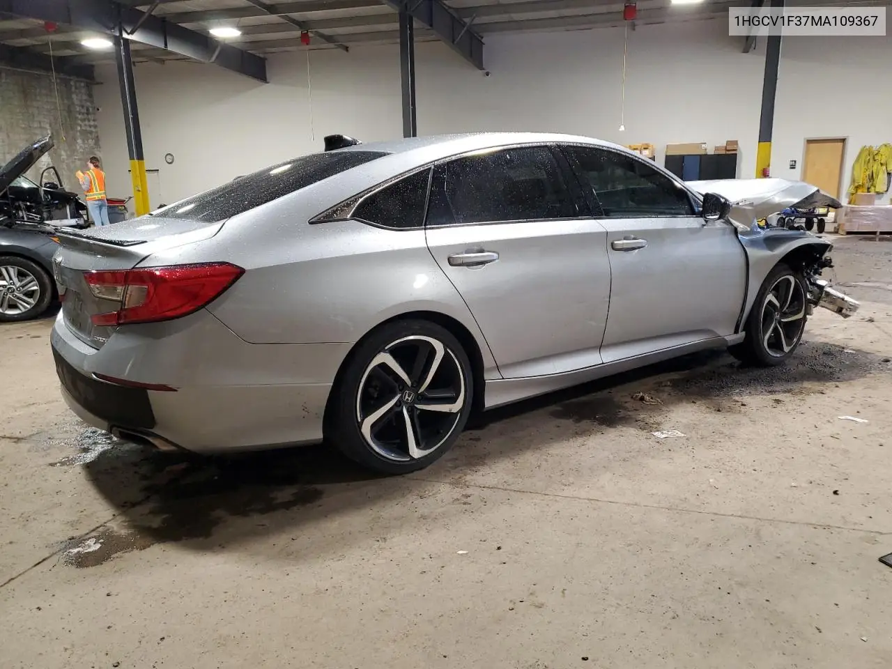 2021 Honda Accord Sport VIN: 1HGCV1F37MA109367 Lot: 56870155