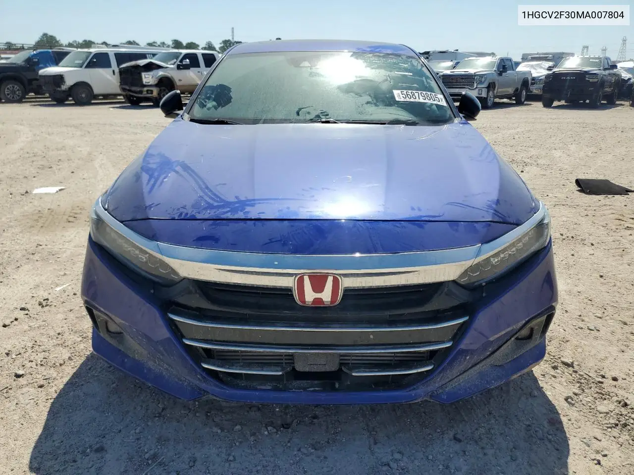 2021 Honda Accord Sport VIN: 1HGCV2F30MA007804 Lot: 56879805