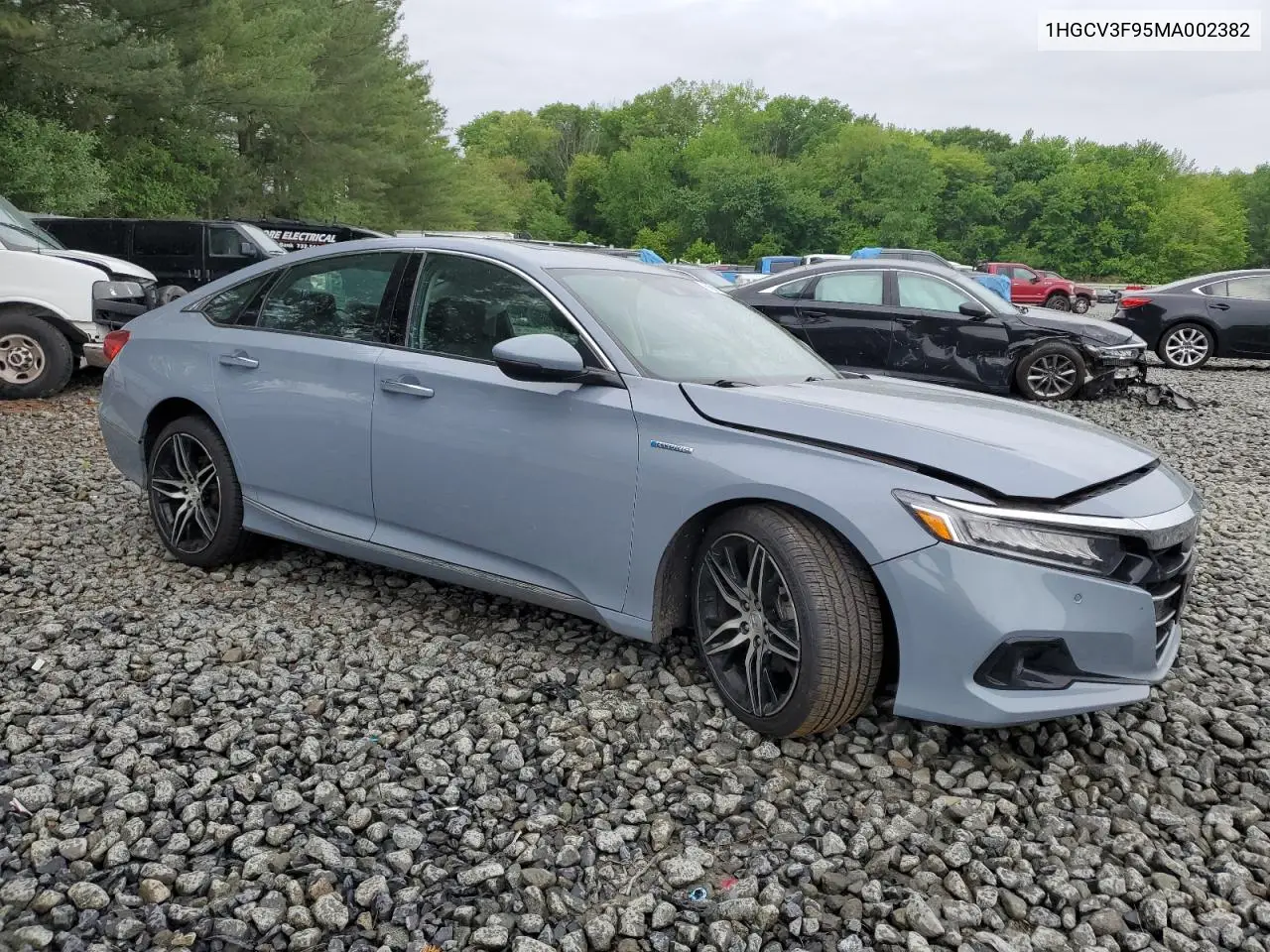 2021 Honda Accord Touring Hybrid VIN: 1HGCV3F95MA002382 Lot: 56914955