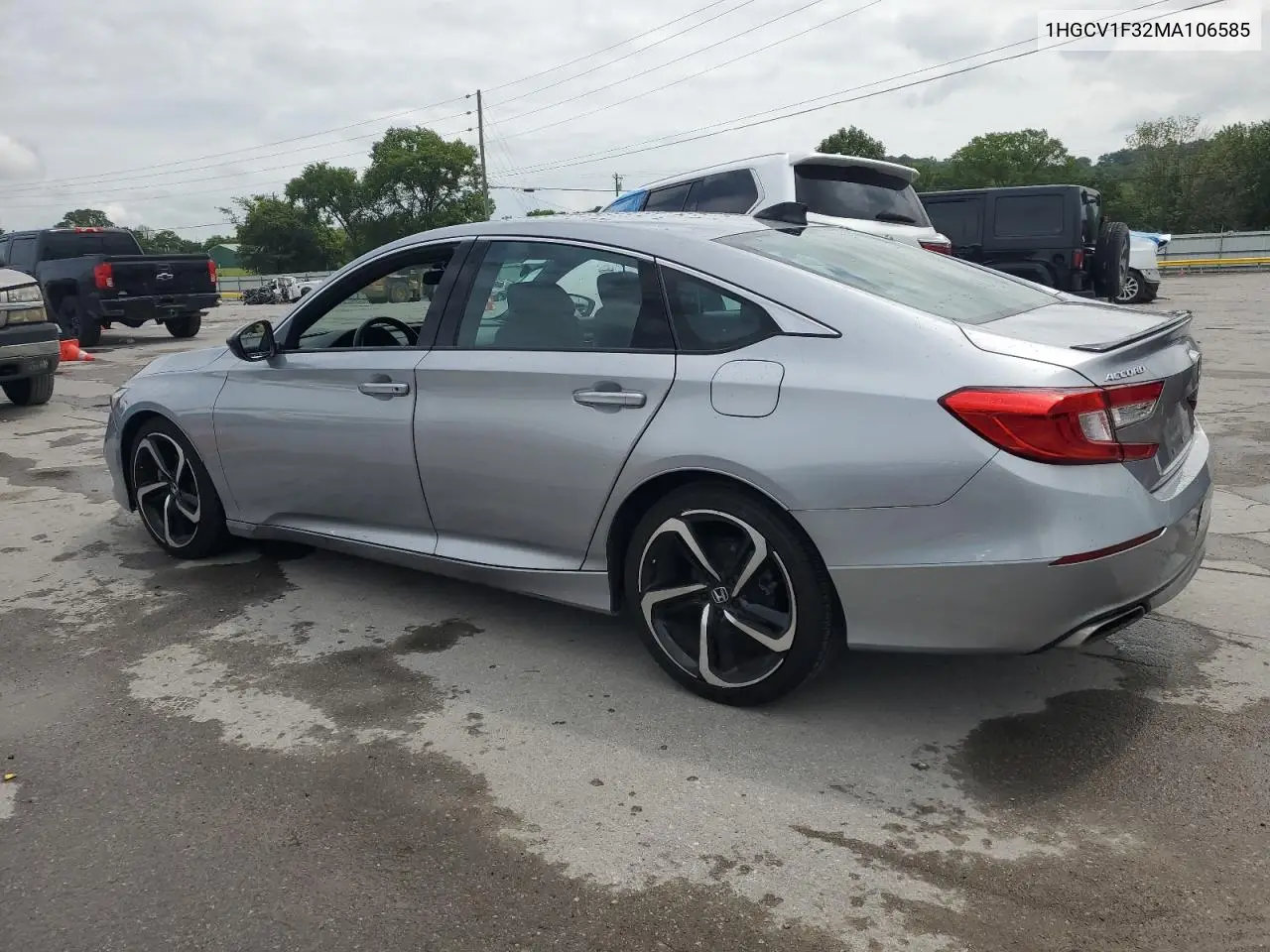 2021 Honda Accord Sport VIN: 1HGCV1F32MA106585 Lot: 60492195