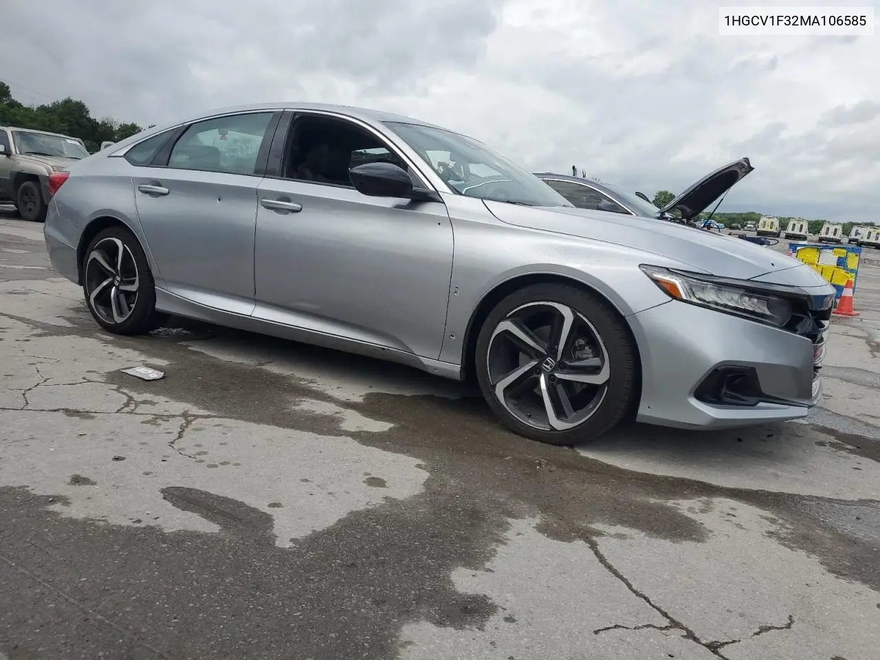 2021 Honda Accord Sport VIN: 1HGCV1F32MA106585 Lot: 60492195