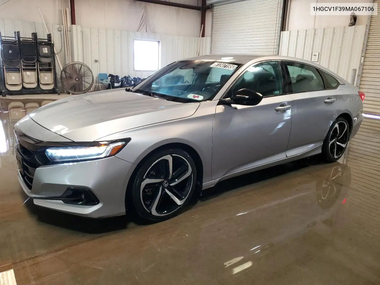 2021 Honda Accord Sport VIN: 1HGCV1F39MA067106 Lot: 61347195