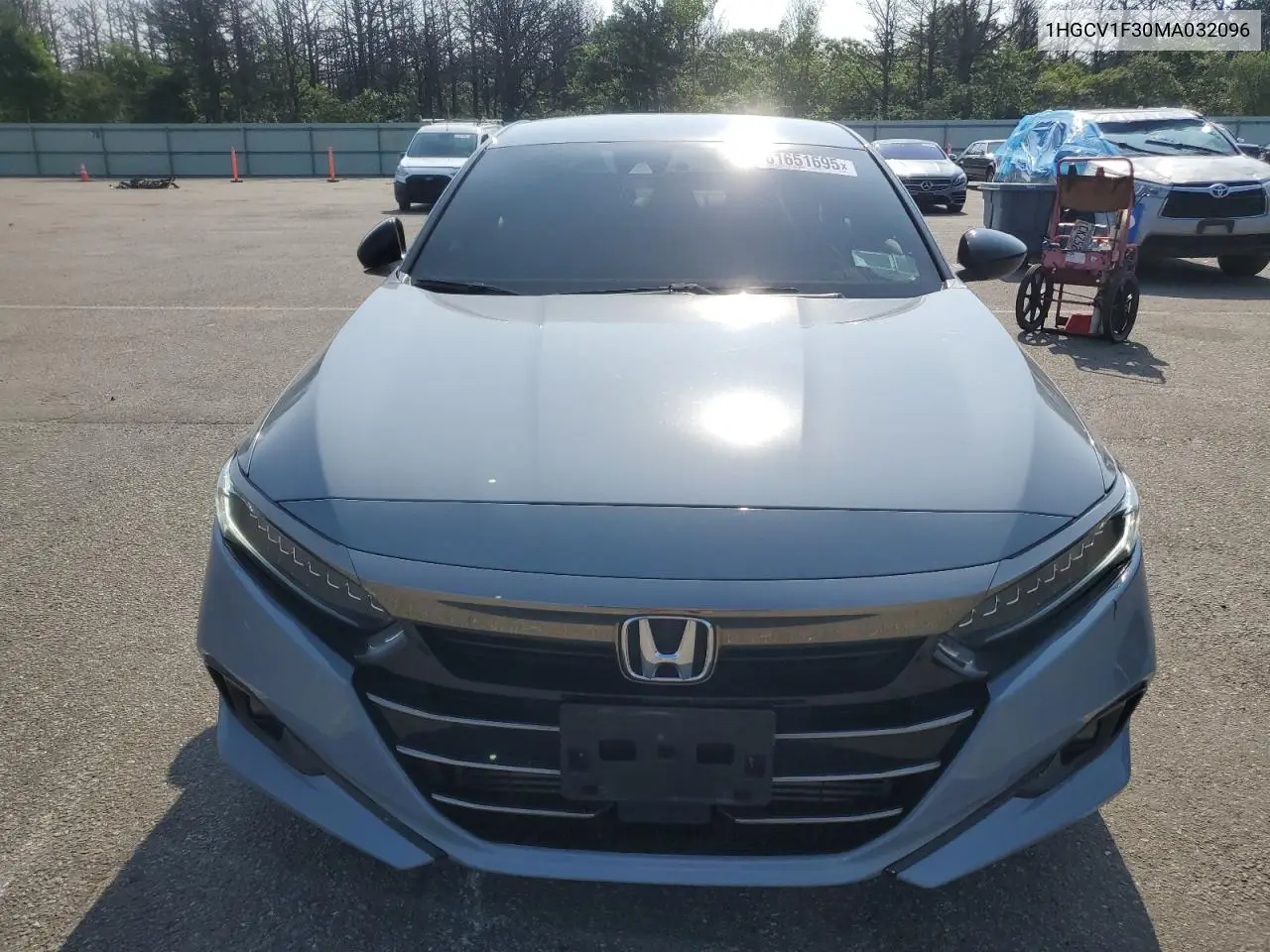 2021 Honda Accord Sport VIN: 1HGCV1F30MA032096 Lot: 61651695