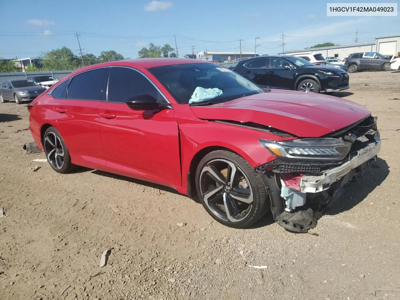 2021 Honda Accord Sport Se VIN: 1HGCV1F42MA049023 Lot: 61977185