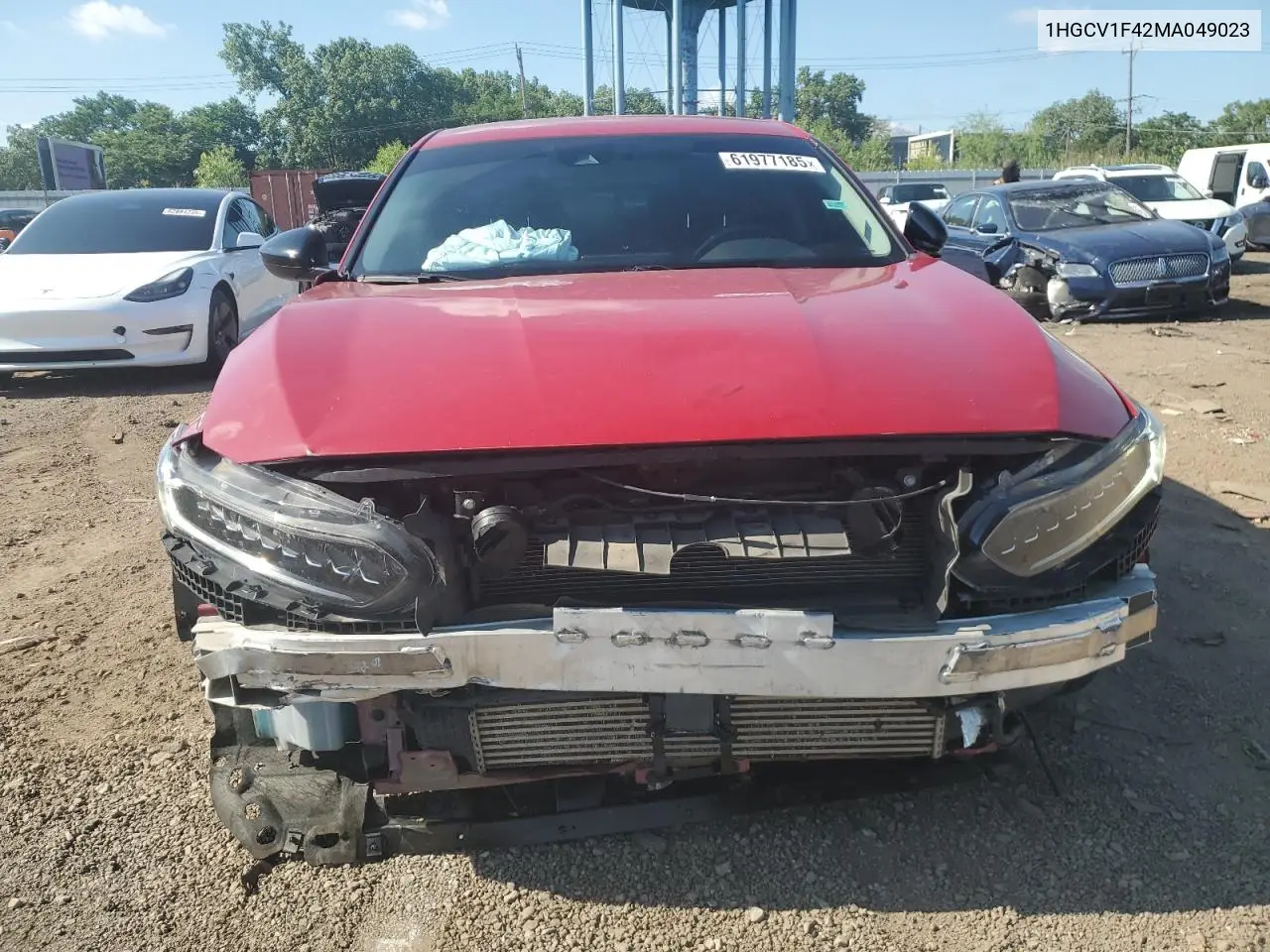 2021 Honda Accord Sport Se VIN: 1HGCV1F42MA049023 Lot: 61977185