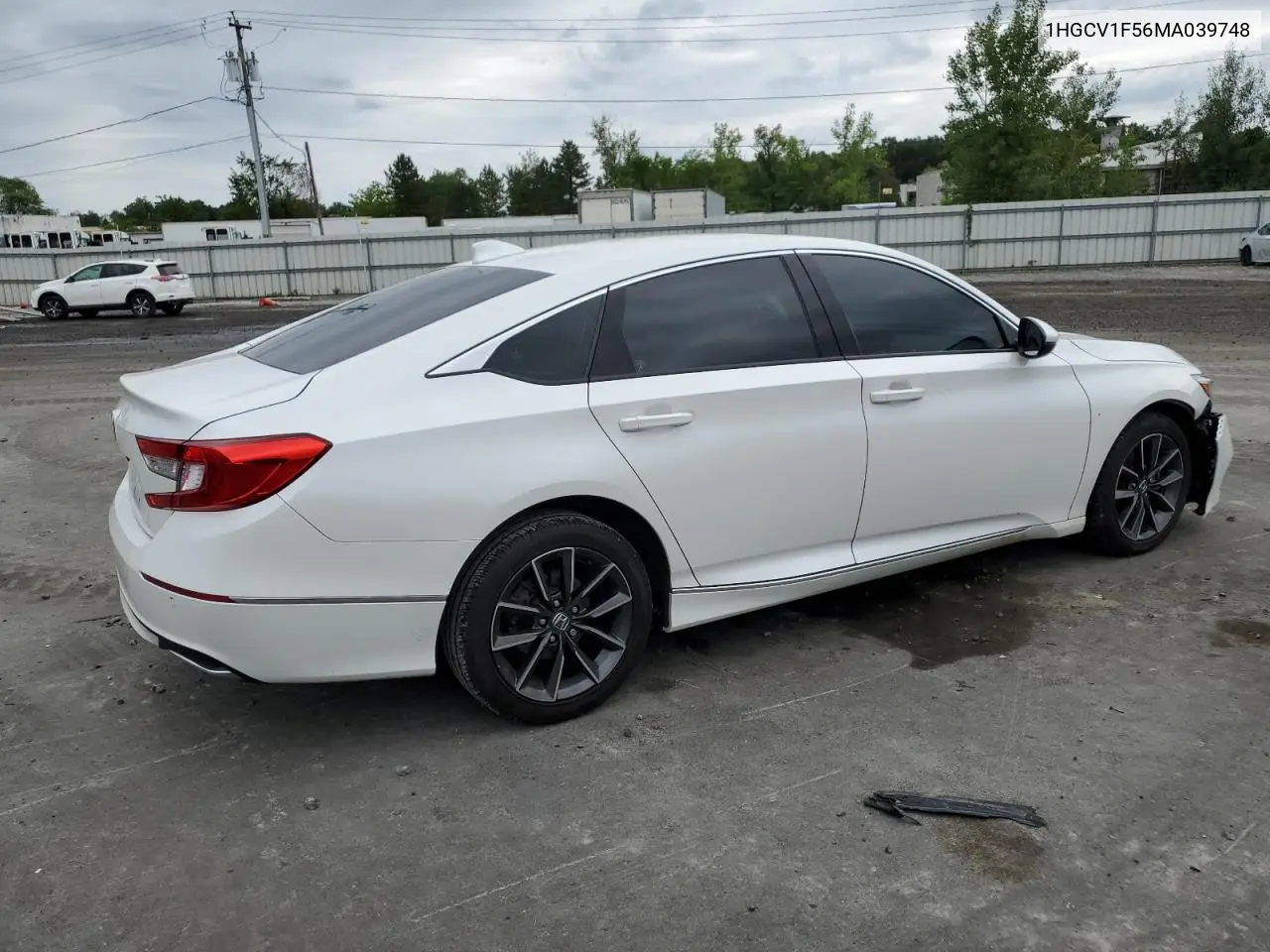 2021 Honda Accord Exl VIN: 1HGCV1F56MA039748 Lot: 62228375