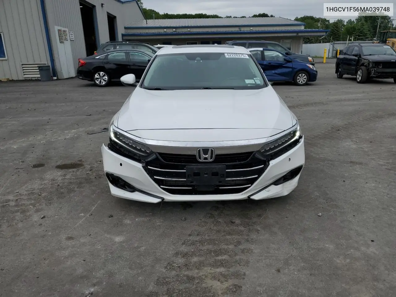 2021 Honda Accord Exl VIN: 1HGCV1F56MA039748 Lot: 62228375