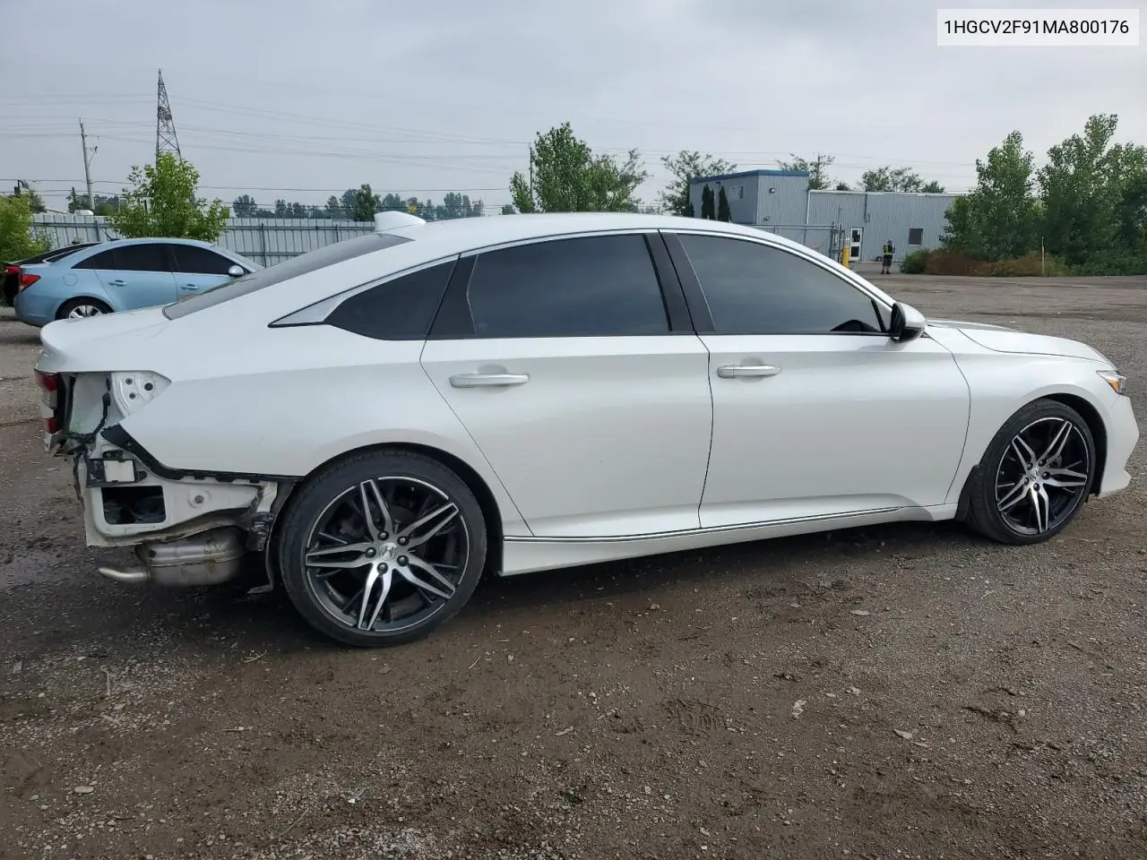 2021 Honda Accord Touring VIN: 1HGCV2F91MA800176 Lot: 62633405