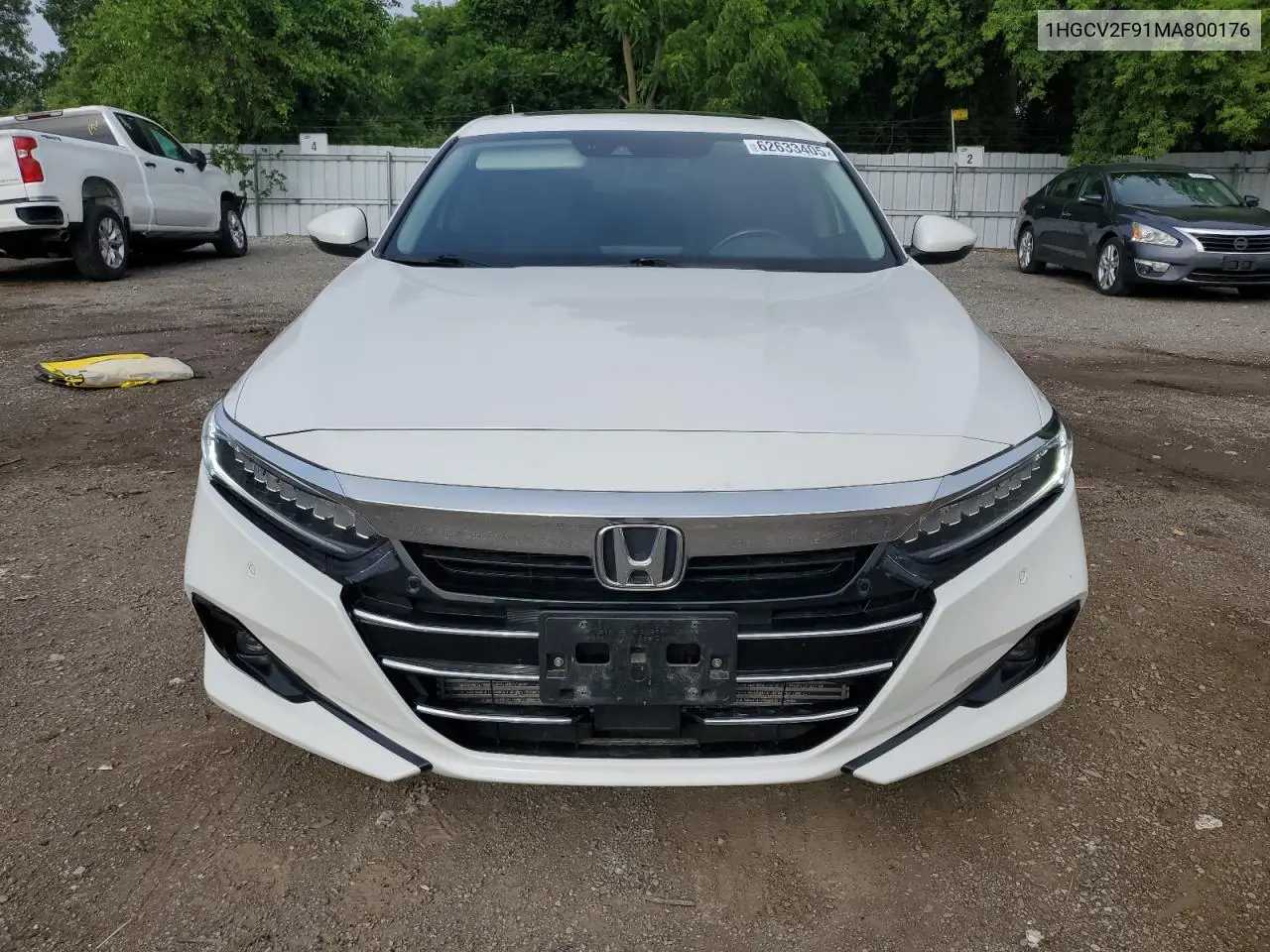 2021 Honda Accord Touring VIN: 1HGCV2F91MA800176 Lot: 62633405