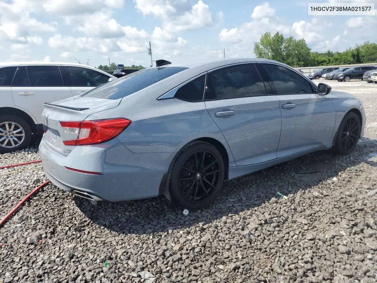 2021 Honda Accord Sport VIN: 1HGCV2F38MA021577 Lot: 62686645