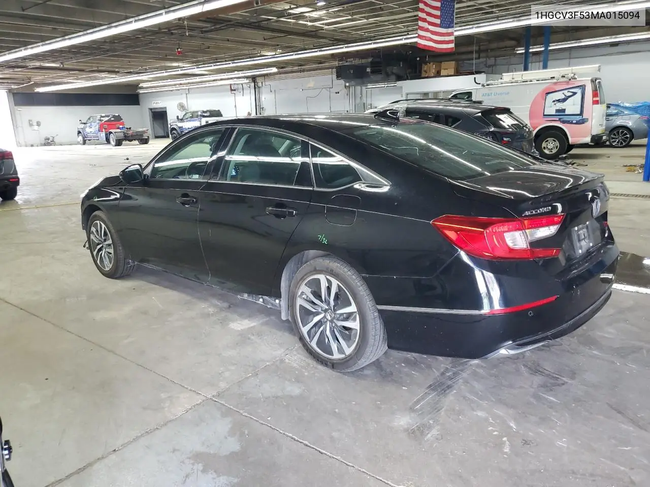 2021 Honda Accord Hybrid Exl VIN: 1HGCV3F53MA015094 Lot: 62998685