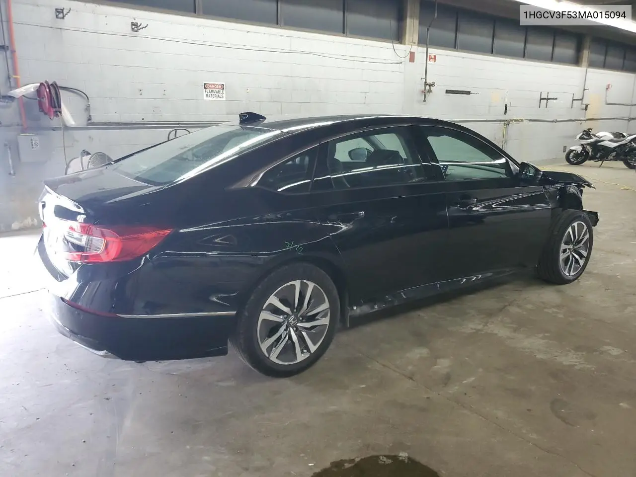 2021 Honda Accord Hybrid Exl VIN: 1HGCV3F53MA015094 Lot: 62998685