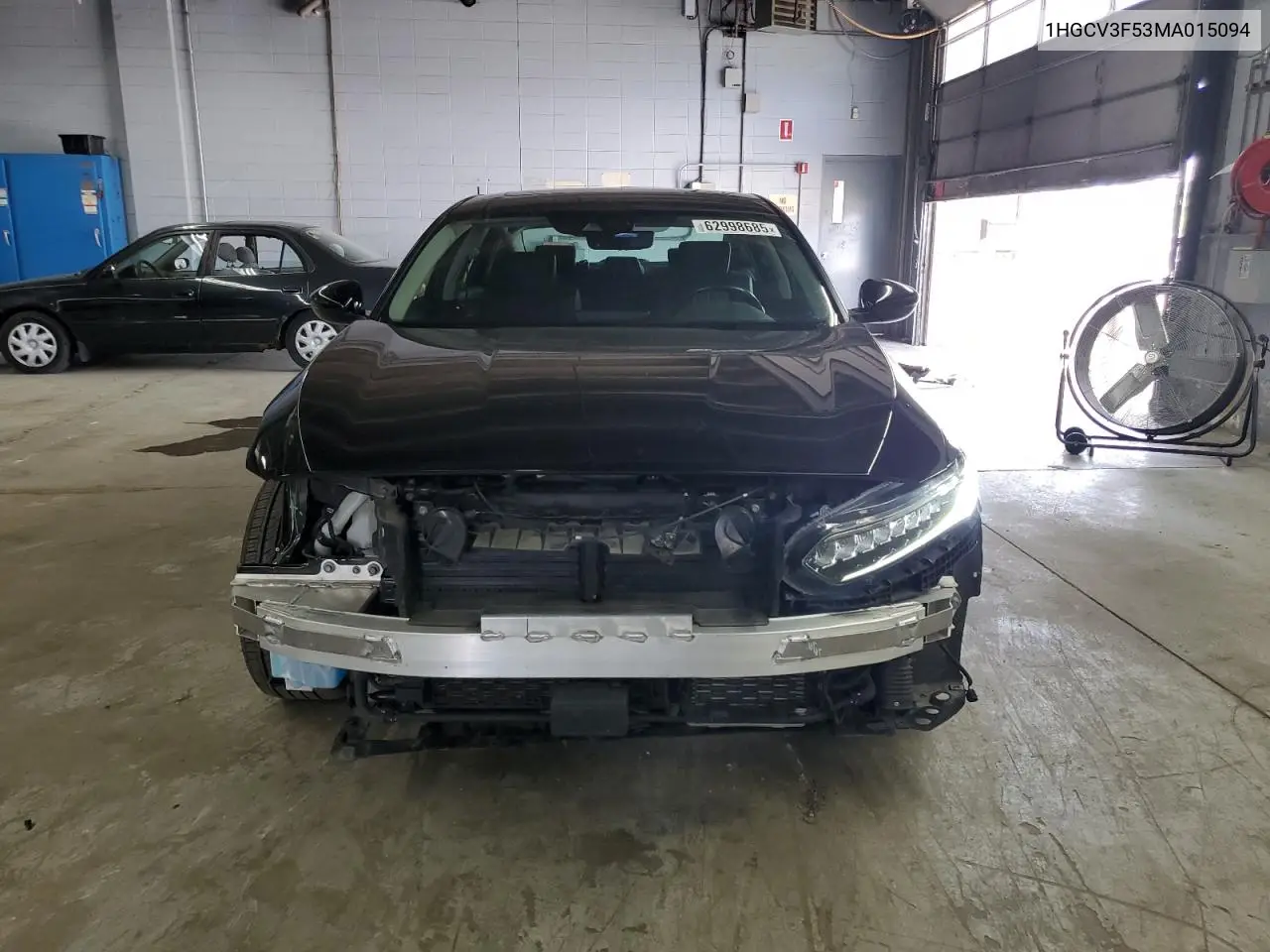 2021 Honda Accord Hybrid Exl VIN: 1HGCV3F53MA015094 Lot: 62998685