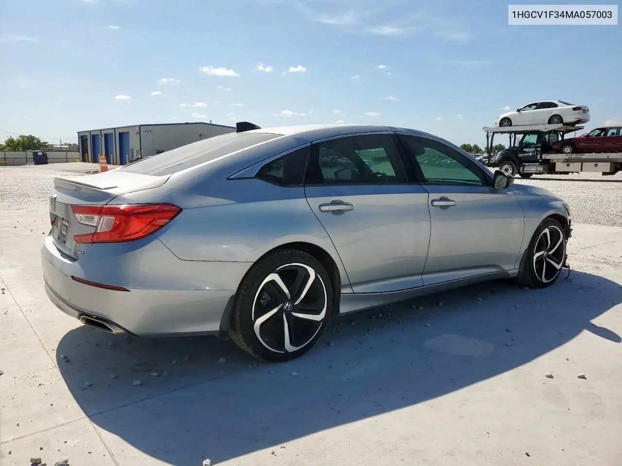 2021 Honda Accord Sport VIN: 1HGCV1F34MA057003 Lot: 63036555