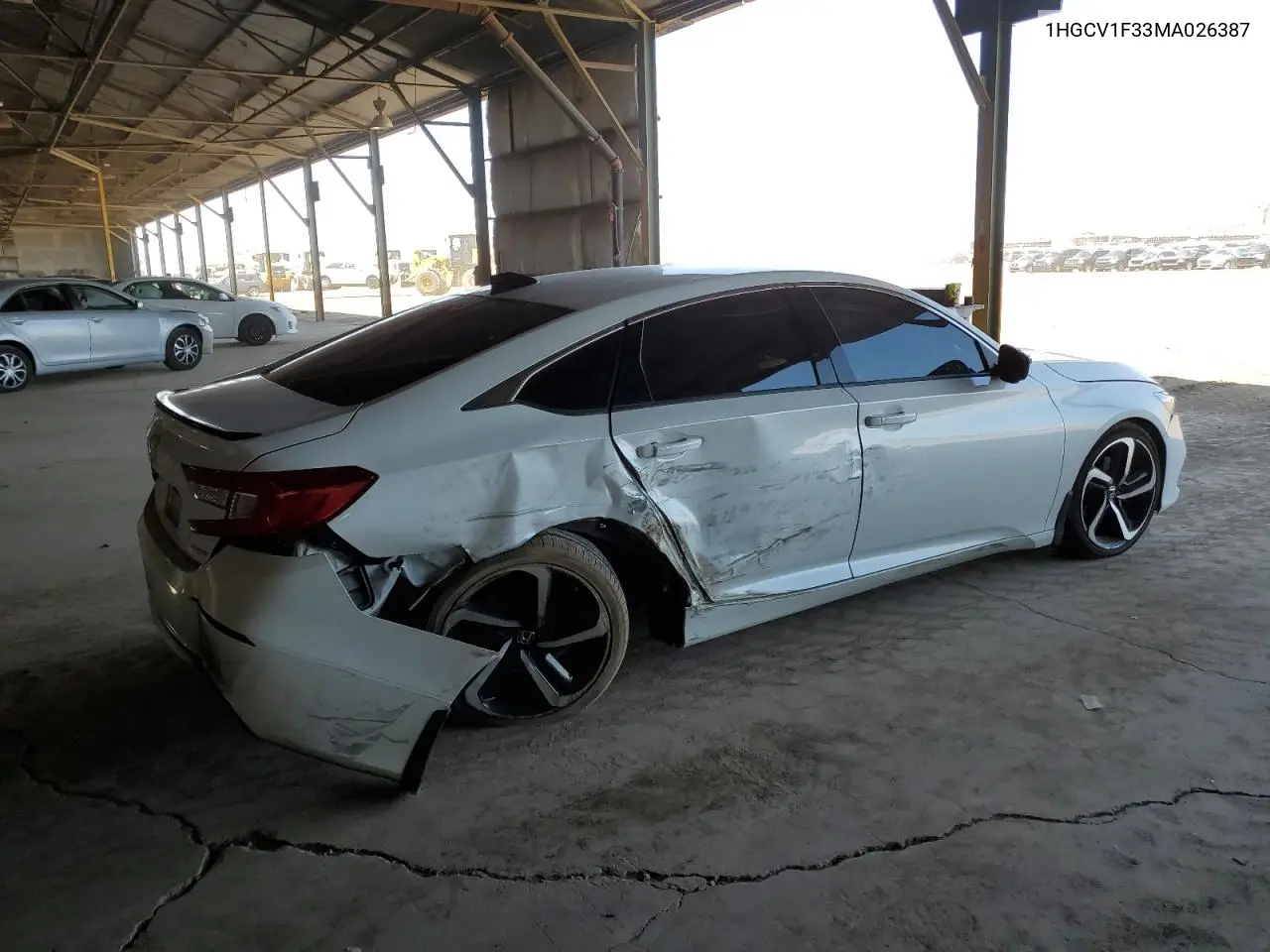 2021 Honda Accord Sport VIN: 1HGCV1F33MA026387 Lot: 63233755