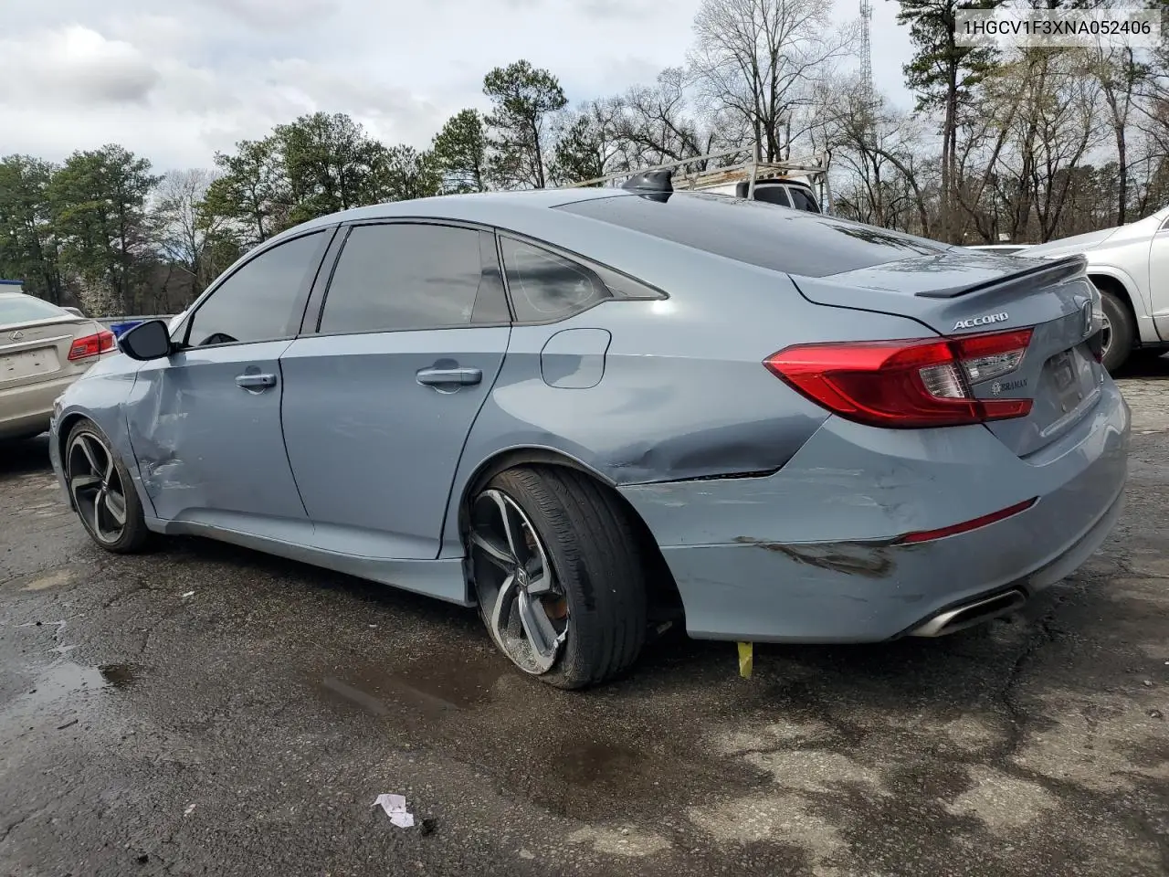 2022 Honda Accord Sport VIN: 1HGCV1F3XNA052406 Lot: 48333655
